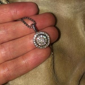 David Yurman Pave Diamond Petite Albion Pendant